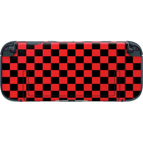 Sneakerhead Red Checkered Nintendo Switch 2 (2025) with Joy-Con Skin
